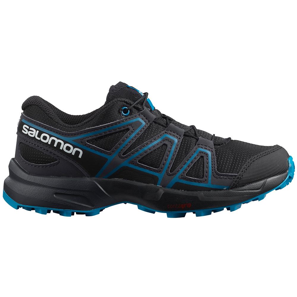 SALOMON SPEEDCROSS J Philippines - Kids' Trail Running Shoes - Black | 146028-QER